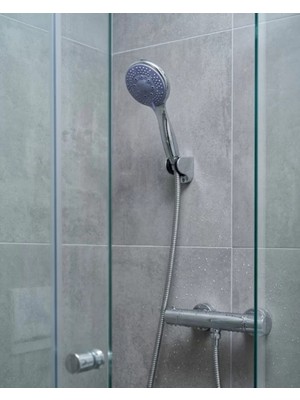 4 Modlu El Duşu Başlığı Spiral Hortumlu Duş Seti Banyo Aksesuarı Midastech