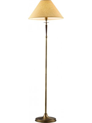 Avonni HLM-9009-1E Eskitme Kaplama Lambader E27 Metal Ahşap H: 170 cm, Ø: 50 cm