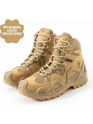 Single Sword Fermuarlı Outdoor Kadın&erkek Taktik Askeri Bot ve Postal 4 Mevsim SS611 Model Bej