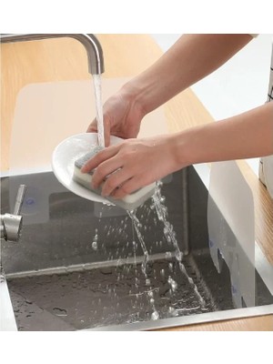 Lavabo ve Ocak Sıçrama Önleyici Vantuzlu Kalkan Midastech