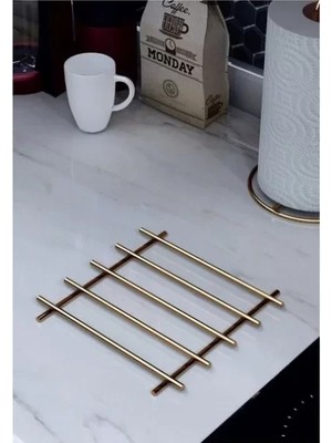 Yanmaz Paslanmaz Çelik Nihale Gold Renk Midastech
