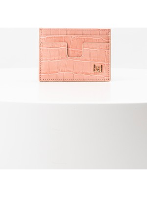 Bayderi Owpi Kroko Deri Minimal Unisex Kartlık