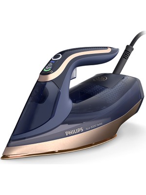 Philips 8000 Serisi Azur Buharlı Ütü, 3000W, 260 g Turbo Şok Buhar, 85 g/dk Sürekli Buhar, Sıfır Yanık Riski, 50 ml Su Haznesi, DST8050/20
