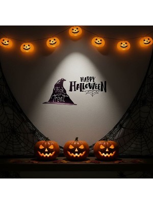 Ttt Happy Halloween Temalı Duvar Stickerı