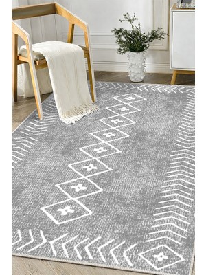 Lioara Home Iskandinav Modern Dijital Baskı Halı |  Yıkanabilir Kaymaz Taban Salon & Yatak Odası Halısı