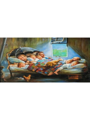 Lona Sanat Mutluluk Tablo