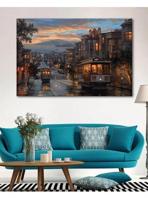 Lona Sanat Istanbul Manzara Resimleri Duvar Dekorasyon Hd Baskı Kanvas Tablo