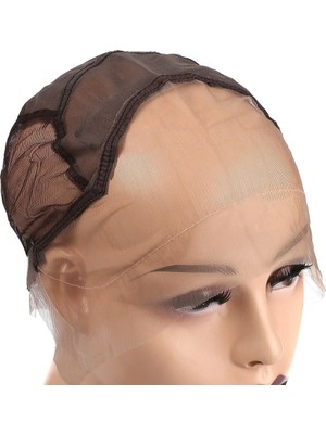 Colezium Front Lace Tül Peruk Dikim Filesi / Kahverengi