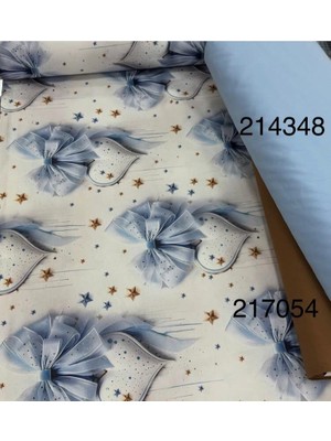 Başcılar 240 cm En Dijital Baskı Nevresimlik Kumaş Seti (Desenli + Düz Kombin)