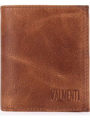 Valmenti Erkek Hakiki Deri Taba Cüzdan Cuzdan 907 29-Val Erk Czdn SK25-26 Taba Rıb