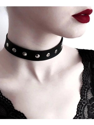 Najmaddin Beruflic Deri Metalli Bayan Boyunluk Najmaddin