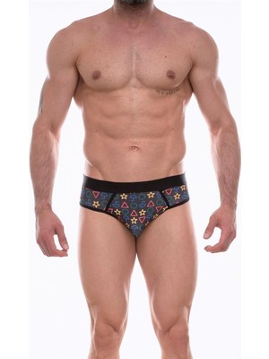 Najmaddin Beruflic Erkek  Desenli Jockstrap Çamaşır Najmaddin
