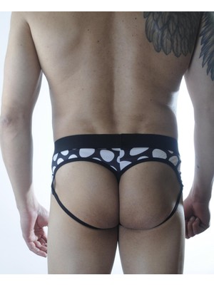 Najmaddin Beruflic Erkek Desenli Fantezi Jockstrap Iç Giyim Najmaddin