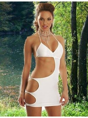 Najmaddin Beruflic B060785 Dekolteli Seksi Elbise Najmaddin