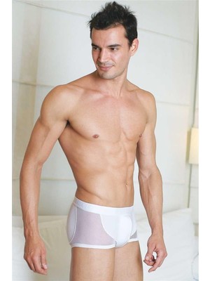 Najmaddin Beruflic Erkek Modal Yan Fileli Kısa Paça Boxer Najmaddin