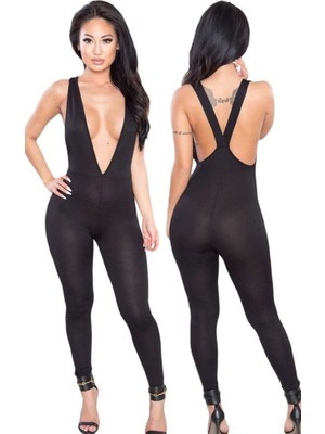 Najmaddin Beruflic Dekolteli Tulum Tayt Najmaddin