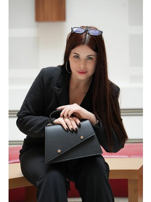 Vous Nuit El ve Omuz Kadın Çantası Siyah
