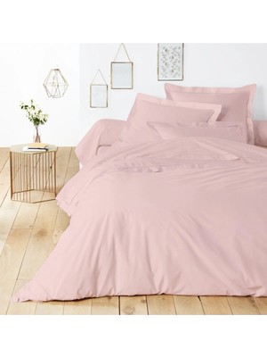 Nesco 200X220 %100 Pamuk Ranforce Çift Kişilk Nevresim Takımı (4 Adet Yastık) Fermuarlı