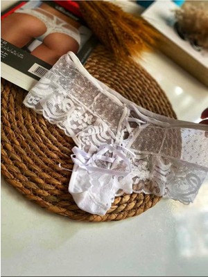 Najmaddin Beruflic Beyaz Kadın Puanlı Külot MARGARITA-K1007 Najmaddin