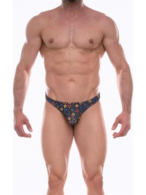 Najmaddin Beruflic Erkek  Desenli Tanga Çamaşır Najmaddin