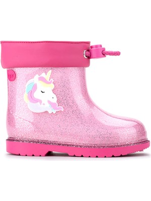 Igor Bimbi Unicornio Glitter Çocuk Çizme Su Geçirmez Özellikli Rahat Tabanlı Kışlık
