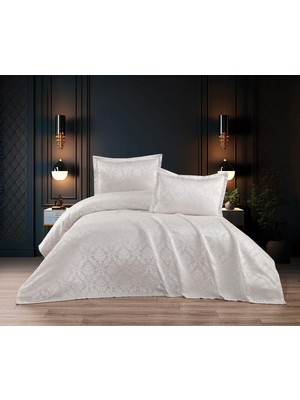 Qulothes Esrahome Çift Kişilik Yatak Örtüsü Çeyiz Seti Polycotton / Desenli