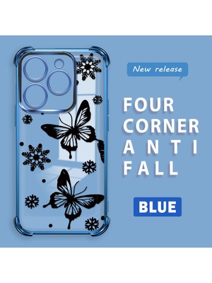 HONTINGA Tecno Spark 20 ile Uyumlu Şeffaf Kılıfı Düşüme Önleyici Basitlik Anti Düşme Kamera Korumali Kelebek Desen Yumuşak Silikon Telefon Kılıfı Kadın ve Erkek Için Uygundur K3-0112