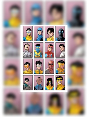 Tugo A4 Boyutunda Metal Invincible Tablosu