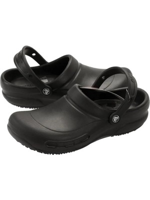 Crocs Bistro Unisex Terlik Siyah Silikon/Plastik Malzemeden Günlük Kullanım İçin Tasarlandı