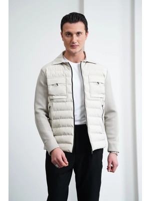 Modefendicom Triko Kollu Su ve Rüzgar Geçirmez Termal Mont