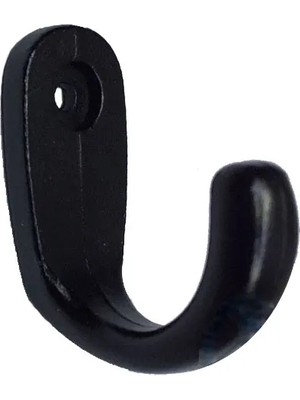 Luord-Store Büyük Tekli Fincan Askı, Dekor Askısı - Siyah, 100 Adet, 12X23X30 mm