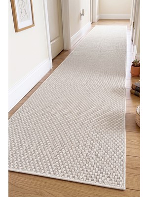 Melaris Halı Cehu Yolluk Naturel Jüt Halı Örme Kilim Sisal Hasır Halı Mutfak Balkon Halısı