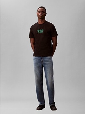 Calvin Klein Erkek 30's Grafik Detaylı T-Shirt