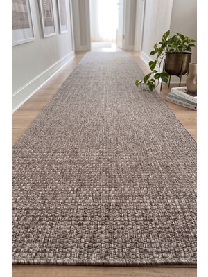 Melaris Halı Cehu Yolluk Naturel Jüt Halı Örme Kilim Sisal Hasır Halı Mutfak Balkon Halısı
