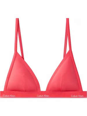 Calvin Klein Kadın Pembe Üçgen Bikini Üstü LV00Q61208