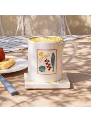 Evidea Kitchen Heart Kupa - Renkli - 290 ml