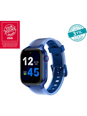 Ttec Kidi Pro AMOLED Ekranlı GPS 4G Sim Kartlı Akıllı Çocuk Saati Okyanus Laciverti 2KSW03