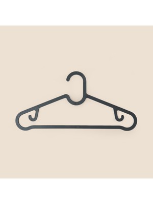 Simple Living Slim 10'lu Askı - Siyah
