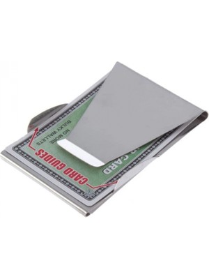Pileli Store Paslanmaz Çelik Cüzdan Slim Clip (K95)