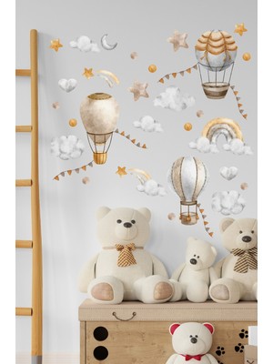 Esa Kids Odasında Masalsı Bir Yolculuk Başlasın! Esatoys Balon ve Gökkuşağı Sticker Seti