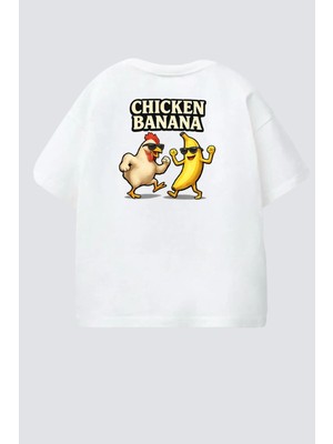 Monila Erkek Çocuk Pamuklu Bisiklet Yaka Sırtı Baskılı T-Shirt