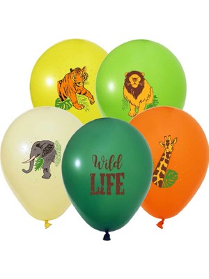 Keskin Sound Wıld Lıfe Baskılı Balon 100 Lü