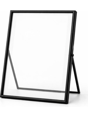 Mis Kitchen 15X20 cm Metal Fotoğraf Çerçevesi Çift Camlı Masaüstü Kitaplık Resim Çerçevesi Modern Dekoratif Çerçeve