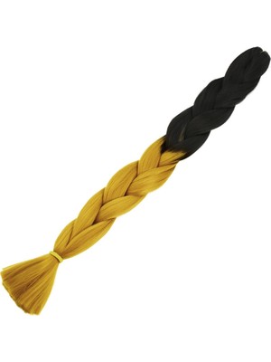 Colezium Afrika Örgüsü ve Rasta Için Sen Ombreli  / Siyah / Koyu Karamel