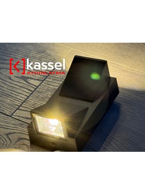 Kassel Aydınlatma Cata 7W Modern Duvar LED Aplik Gün Işığı Çift Yön Dış Mekan Aplik Bahçe Aydınlatma