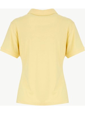 Fabrika Sarı Kadın Polo T-Shirt F6SL-TST0007
