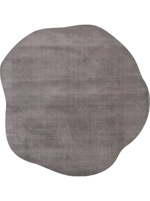 Hoom Rugs Bali Amorf 04 Antrasit Hav Toz Vermez Dekoratif Makine Halısı