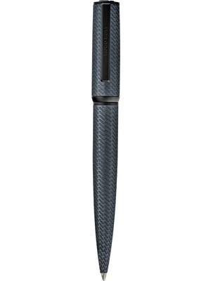Hugo Boss Arche Pattern Gri Alüminyum Tükenmez Kalem
