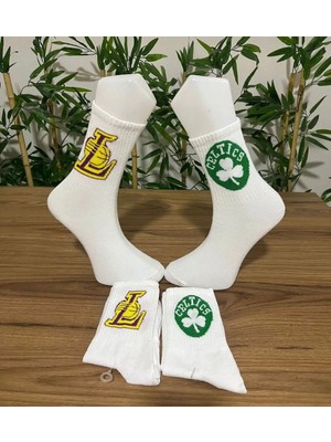 Aygan Store Unisex Desenli Kolej Çorap 2'li Extra Rahat