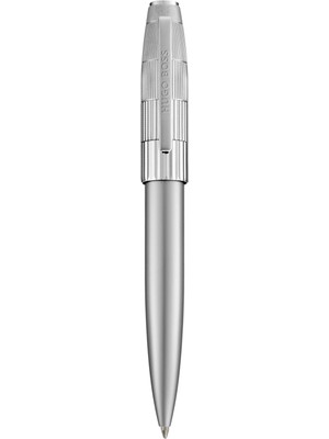 Hugo Boss Striato Chrome Gri Tükenmez Kalem